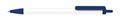 Ballpoint pen, 0,7 mm, retractable, blue-white body, VICTORIA OFFICE, blue